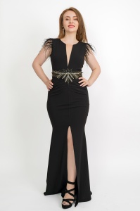 Rochie eleganta lunga Noella tip sirena - Fofy - Img 1