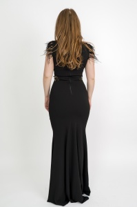 Rochie eleganta lunga Noella tip sirena - Fofy - Img 4