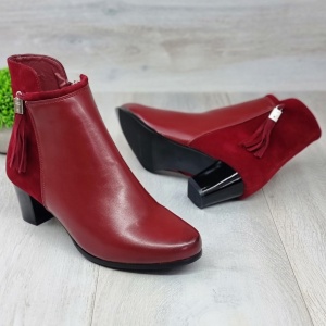 Botine Cu Toc Gros Dama Visinii Halima - Img 4