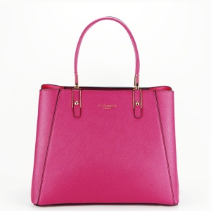 Geanta fucsia FloraCo Paris de talie mare F2588 11