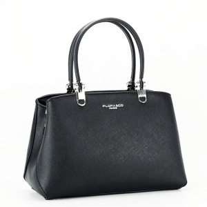 Geanta office casual FloraCo Paris F6538 15 Negru