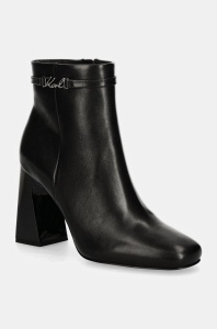 Karl Lagerfeld botine ASTRA NOVA femei, culoarea negru, cu toc drept, KL33150
