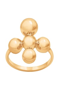 Lilou inel placat cu aur Luck 152/20/PIE/PO