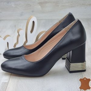 Pantofi Dama Negri Piele Naturala Vrizz - Img 1