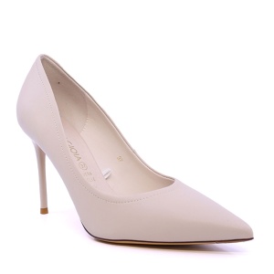 Pantofi stiletto femei Luca di Gioia bej din piele 3849DP253BE - Img 2