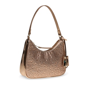 Poșetă tip hobo cu ștrasuri femei Steve Madden auriu -rose 1666POSSBMARTAJRA - Img 2