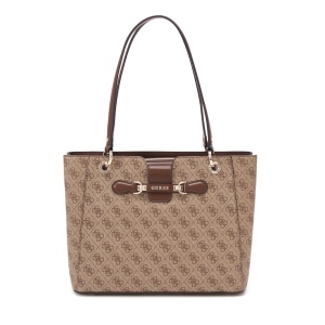 Poșetă tote femei Guess bej cu brand logo 918POSSHWSG9500250BE - Img 1