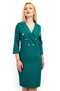 Rochie Eleganta Fayre Cu Nasturi - Img 3