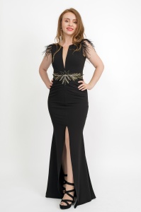 Rochie eleganta lunga Noella tip sirena - Fofy - Img 5
