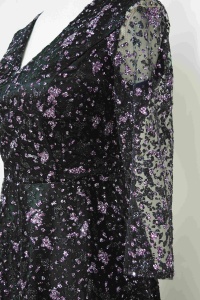 Rochie lunga de seara din tulle cu gliter Mussette - Img 4