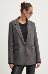 Abercrombie & Fitch sacou culoarea gri, un singur rand de nasturi, modelator, KI144-4275