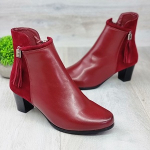 Botine Cu Toc Gros Dama Visinii Halima - Img 5
