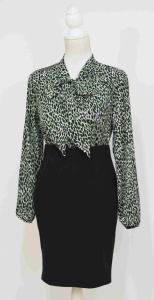 Compleu bluza Selena si fusta neagra - Img 1