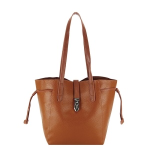 Geanta mare cu borseta detasabila 6806-2 13 Maro cognac