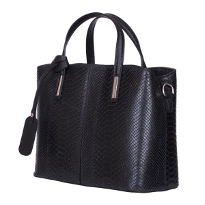 Geanta piele naturala Ella neagra