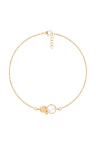Lilou brățară placată cu aur Sparkling 209/16/BR/16/PO