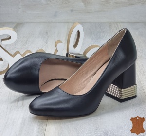 Pantofi Dama Negri Piele Naturala Vrizz - Img 2