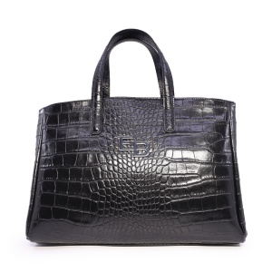 Poșetă tote femei Enzo Bertini neagră 154POSP3374CN - Img 1