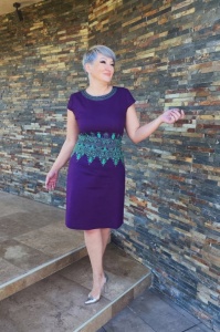 Rochie 525 in indigo Effect
