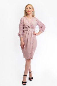 Rochie Dama Mira Roz Deschis - Img 3