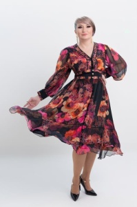Rochie T122 flori