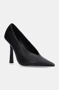 Steve Madden stilettos de piele Sedona culoarea negru, SM11003443