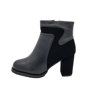 Botine Cu Toc Gros Dama Negre Camila - Img 7