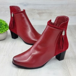 Botine Cu Toc Gros Dama Visinii Halima - Img 6