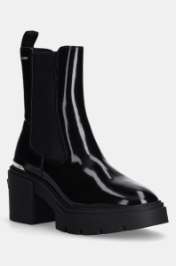 Dkny cizme Thana femei, culoarea negru, cu toc drept, K4477867