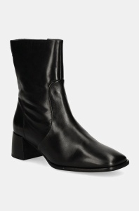 Gant cizme de piele Gwenety femei, culoarea negru, cu toc drept, 29541697 G00