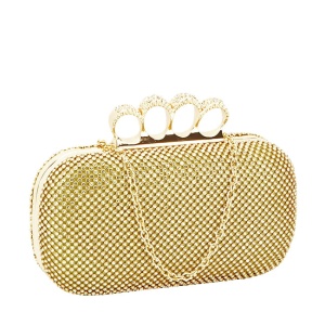 Geanta clutch auriu cu pietricele 2016-5 05