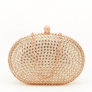 Geanta clutch cu cristale V-190BB 05 Auriu rose