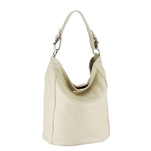 Geanta crem de talie mare din piele naturala 8920 123