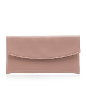 Geanta plic eleganta din piele naturala - 4015 Nude Lac