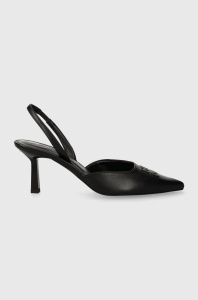 HUGO stilettos de piele Katniss culoarea negru, 50513206