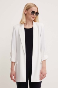 Joseph Ribkoff sacou culoarea alb, un singur rand de nasturi, neted, 242060