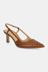 MICHAEL Michael Kors stilettos de piele Alora culoarea maro, 40T4AOMS3L 230