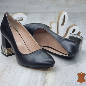 Pantofi Dama Negri Piele Naturala Vrizz - Img 3