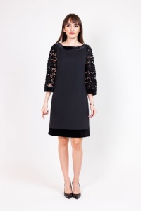 Rochie 2233 neagra Fany Lux