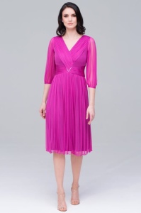Rochie M595 T66 ciclame Ginette