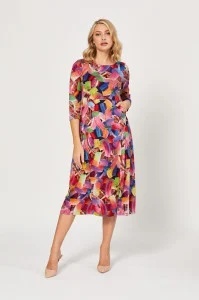 Rochie de ocazie cu imprimeu multicolor Michelle