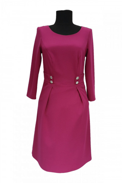 Rochie de zi roz Sophie