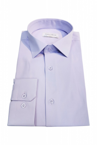 Camasa Pierre Carlos, slim fit, lila, Luciano
