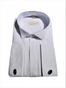 camasa alba ceremonie slim fit