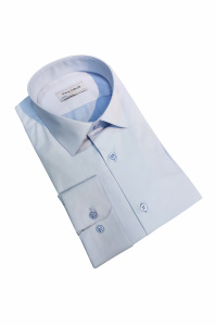 Camasa bleu slim fit