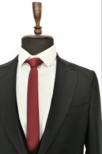 Costum slim fit negru