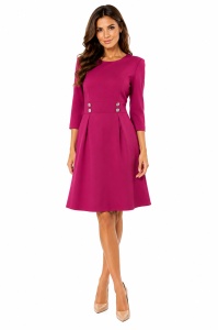 Rochie de zi roz Sophie