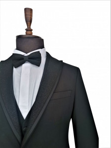 smoking negru slim fit