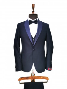 Smoking bleumarin slim fit