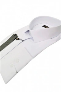 Camasa alba slim fit